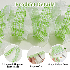 10 Yards Polyester Lace Ribbons&nbsp;SRIB-OC0001-13C