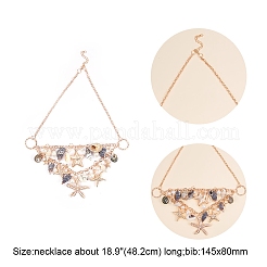 Trendy Starfish and Conch Jewelry Sets&nbsp;SJEW-PH0001-02G