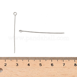 304 Stainless Steel Eye Pins&nbsp;STAS-K293-13P-0.6x40mm