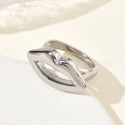 304 Stainless Steel Finger Rings for Women&nbsp;SA-CBA289B-08P
