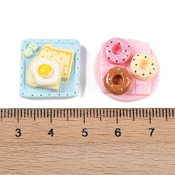 Opaque Resin Breakfast Decoden Cabochons&nbsp;CRES-M036-05