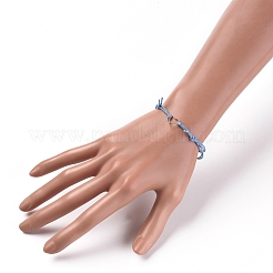 Adjustable Waxed Cotton Cord Bracelets&nbsp;BJEW-JB05064-04