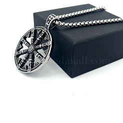 Vintage 304 Stainless Steel Viking Anchor Pendant Necklaces for Men&nbsp;VB2493