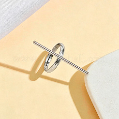 304 Stainless Steel Cuff Open Rings&nbsp;WG03894-01