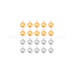 28Pcs 2 Colors 304 Stainless Steel Pendants&nbsp;STAS-UN0037-04