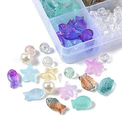 DIY Glass & Acrylic Beads Findings Kits&nbsp;DIY-FS0009-32
