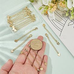 20Pcs Brass Chain Extender&nbsp;KK-BBC0022-89