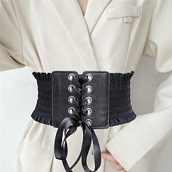 1Pc Imitation Leather Stretch Belts for Women&nbsp;AJEW-CL0002-93B