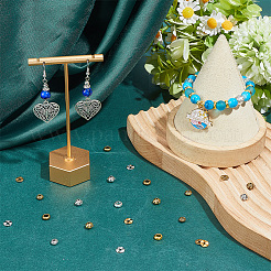 240Pcs 12 Styles Tibetan Style Alloy Spacer Beads&nbsp;TIBE-SC0002-59C