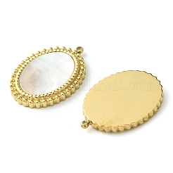 Ion Plating(IP) 304 Stainless Steel Pave Shell Pendants&nbsp;FIND-Z028-03G
