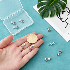10Pcs Brass Pendant Cabochon Settings&nbsp;KK-PH0015-48