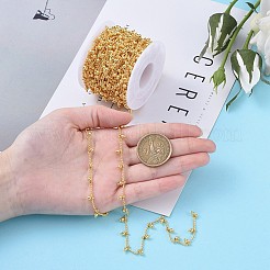 Handmade Brass Beaded Chains&nbsp;CHC-I029-07G