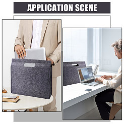 Rectangle Felt Purse Organizer Insert&nbsp;DIY-WH0899-816B