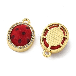 Brass Micro Pave Cubic Zirconia Pendants&nbsp;KK-C158-03E-G