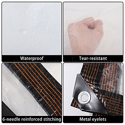 PE Plastic Transparent Rainproof Cloth&nbsp;AJEW-WH0817-134