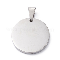 304 Stainless Steel Pendants&nbsp;STAS-Z027-03C-P