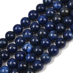 Dyed Grade A Natural Lapis Lazuli Beads Strands&nbsp;GSR8mmC123