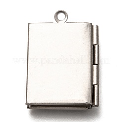 Non-Tarnish 316 Stainless Steel Locket Pendants&nbsp;X-STAS-P267-01P