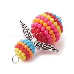 Rainbow Style ABS Plastic Pendants&nbsp;PALLOY-JF02739
