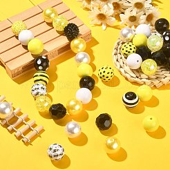 Opaque Acrylic Beads Set&nbsp;MACR-CJC0001-13A-02