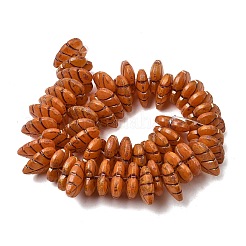 Painted Glass Beads Strands&nbsp;GLAA-Z021-07