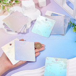 50Pcs Laser Paper Necklace Earring Display Cards&nbsp;CDIS-TA0001-55