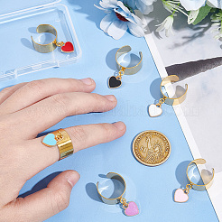 304 Stainless Steel Open Cuff Rings&nbsp;RJEW-UN00018