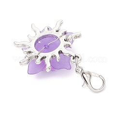 Alloy & Acrylic Pendant Decorations&nbsp;HJEW-JM04593