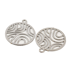 Brass Etched Metal Embellishments Charms&nbsp;KKC-D001-19P
