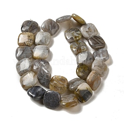 Natural Bamboo Leaf Agate Beads Strands&nbsp;G-NH0014-A01-02