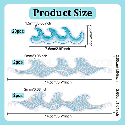 Polyester Cloth Embroidery Sew on Appliques&nbsp;PATC-NB0001-31