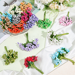 180Pcs 15 Colors Gesso Artificial Flower&nbsp;DIY-SP0006-16