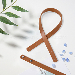 2Pcs PU Imitation Leather Rivet Bag Straps&nbsp;DIY-CL0002-35E