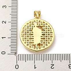 Brass with Cubic Zirconia Pendants&nbsp;FIND-Z023-09B-01