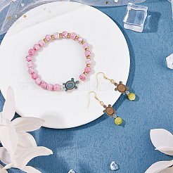 72Pcs 12 Colors Alloy Enamel Connector Charms&nbsp;ENAM-DC0001-61