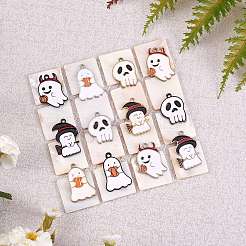 24Pcs 12 Style Halloween Theme Alloy Enamel Pendants&nbsp;ENAM-SZ0002-12