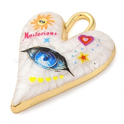 Alloy Enamel Pendants&nbsp;PALLOY-S034-01G-B
