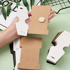 Cardboard Fold Over Paper Display Hanging Cards & Hair Clip Display Cards&nbsp;CDIS-TA0001-09