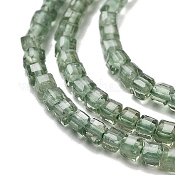 Natural Green Apatit Beads Strands&nbsp;G-H042-B12-01C