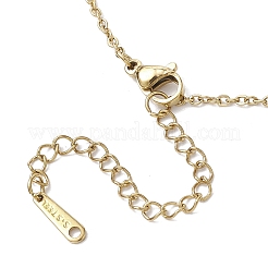Gemstone Round Beaded Chakra Pendant Necklaces&nbsp;NJEW-JN05189