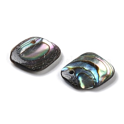 Natural Paua Shell Pendants&nbsp;SSHEL-D084-10A