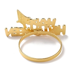 Halloween Alloy Enamel Napkin Rings&nbsp;AJEW-Z037-01C