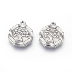 Non-Tarnish 304 Stainless Steel Pendants&nbsp;STAS-E444-20