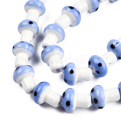 Handmade Porcelain Ceramic Beads Strands&nbsp;PORC-T006-05C