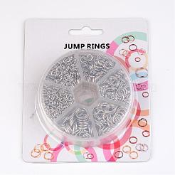 1 Box Open Jump Rings Brass Jump Rings&nbsp;KK-JP0008-P-NF