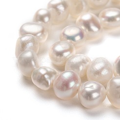 Natural Cultured Freshwater Pearl Beads Strands&nbsp;PEAR-L033-44