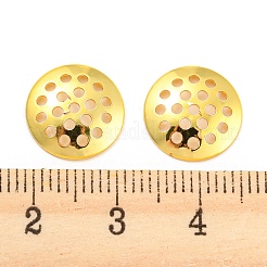 Rack Plating Finger Ring/Brooch Sieve Findings&nbsp;KK-P240-03A-G