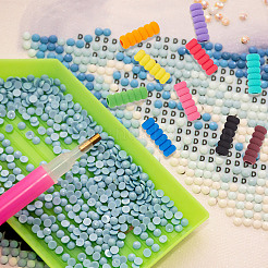 120Pcs 10 Colors EVA Foam Pencil Gripper&nbsp;AJEW-GF0006-31B