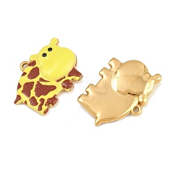 Printed 304 Stainless Steel Enamel Pendants&nbsp;SA-CBADC81-08G-02