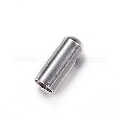 Tarnish Resistant 202 Stainless Steel Cord Ends&nbsp;STAS-P091-15